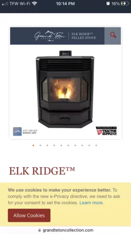 [Hearth.com] Tractor supply Grand Teton elk ridge is a Winslow ps40 doppelgänger