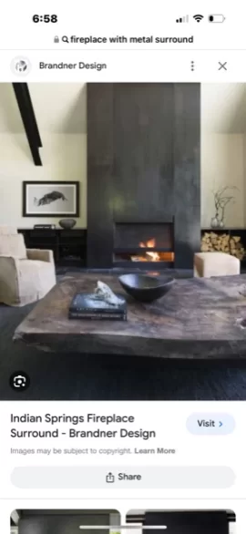 [Hearth.com] How to apply sheet metal on wall surrounding fireplace???