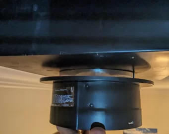 [Hearth.com] How to connect metal-fab ceiling support to DVL chimney adapter