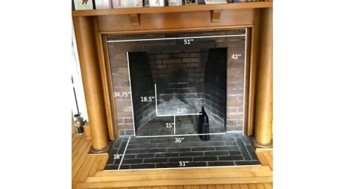 [Hearth.com] Install advice - multiple flues (?) and clearances for freestanding wood stove in existing fireplace