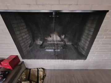 [Hearth.com] Huge fireplace, what to do