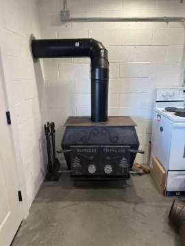 [Hearth.com] New install of vintage Schrader stove