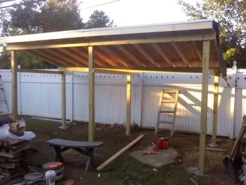 [Hearth.com] Finally got the wood shed up! YEAY! Pics.