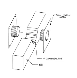 [Hearth.com] Looking for a pellet stove thimble for a Pellet Vent Pipe 5 5-inch outer diameter.