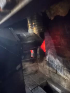 [Hearth.com] Glowing stainless T from my Dauntless woodstove.