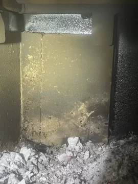 [Hearth.com] Is this creosote in the firebox