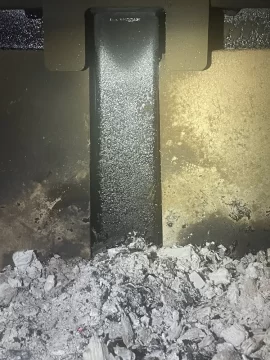 [Hearth.com] Is this creosote in the firebox