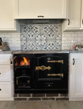 [Hearth.com] Cooking The Christmas Ham In Our Kitchen Wood Stove/Oven.