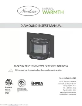 [Hearth.com] Information on a  SOCA Nordica Diamant Insert