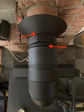 [Hearth.com] Soot leaking from newly installed chimney pipe?