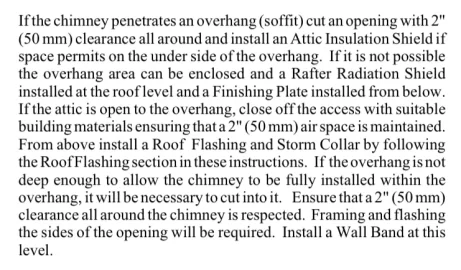 [Hearth.com] Clearance to combustibles - temporary solutions/short term operation