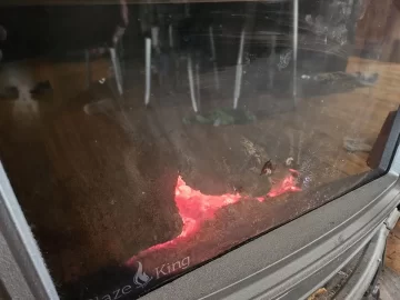 [Hearth.com] Seasoned wood charring, cant keep temps in house up