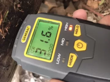 [Hearth.com] Soaked Uncovered Stack moisture content Readings.