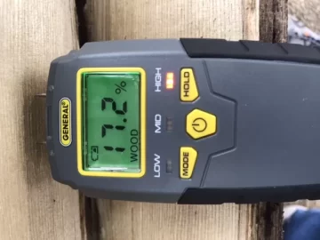 [Hearth.com] Soaked Uncovered Stack moisture content Readings.