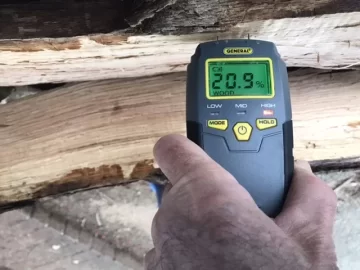 [Hearth.com] Soaked Uncovered Stack moisture content Readings.