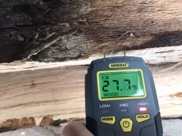 [Hearth.com] Soaked Uncovered Stack moisture content Readings.