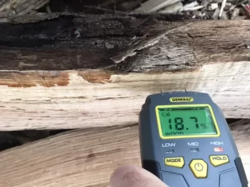 [Hearth.com] Soaked Uncovered Stack moisture content Readings.