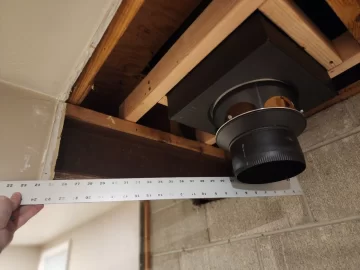 [Hearth.com] Question about stove pipe and possibly combustables.