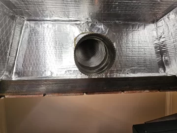 [Hearth.com] Insulated flex liner installation and rock wool