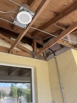 [Hearth.com] 1950s Concrete Block Fireplace with Missing Stack Above Roofline