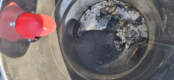 [Hearth.com] First stovepipe cleaning since September 2023.