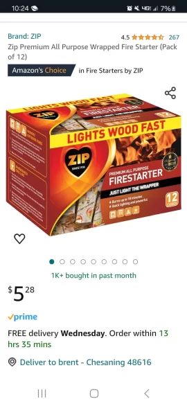 [Hearth.com] Fire starters questions