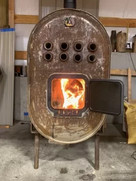 [Hearth.com] Shop stove build and buffeting/back puff from the air intakes- ideas?