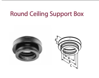 [Hearth.com] Ceiling support box size