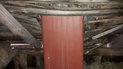 [Hearth.com] how safe is this sauna chimney pipe? would you fire up this sauna..