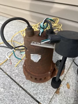 [Hearth.com] How to wire failed sump pump?