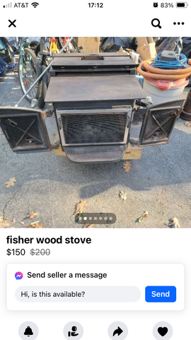 Stove w/screen for sale