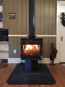 Which paint to use on metal hearth pad?