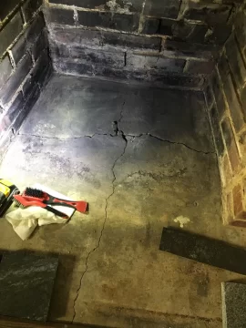 [Hearth.com] Cracks in hearth a concern?