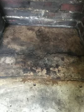 [Hearth.com] Cracks in hearth a concern?