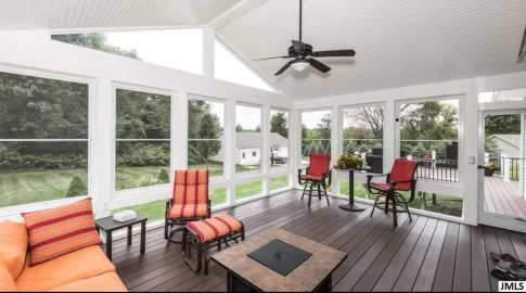 [Hearth.com] Fireplace for screened in porch