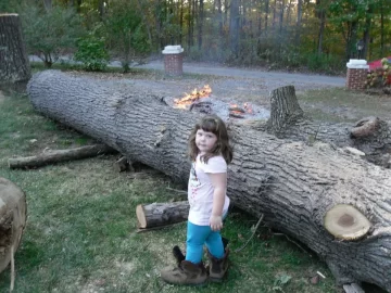 [Hearth.com] Filling up my new woodshed.... WARNING Manly content!