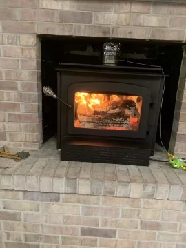 [Hearth.com] Wood stove within (not in front of) existing fireplace?