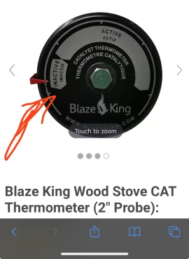 [Hearth.com] CAT thermometer Question