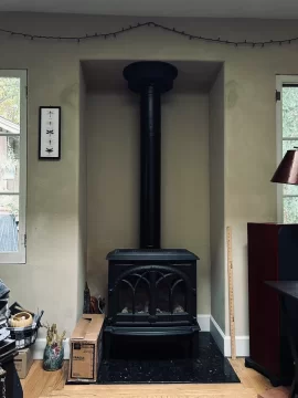 [Hearth.com] Jotul Holiday wood stove .. replacing 18 yo Jotul GF