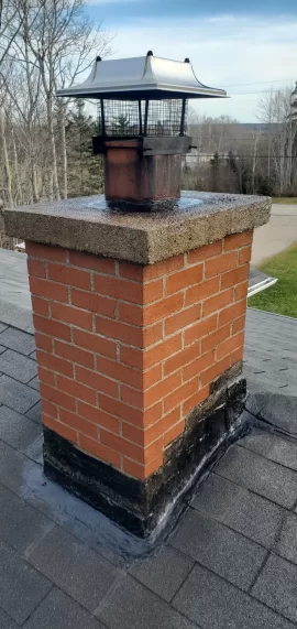 [Hearth.com] Strange chimney corbeling; chimney and stovepipe advice