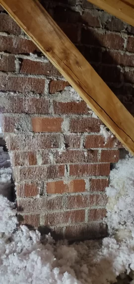 [Hearth.com] Strange chimney corbeling; chimney and stovepipe advice