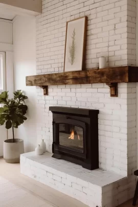 [Hearth.com] Electric Fireplace with a profile