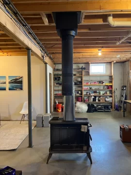 [Hearth.com] BK Ashford 30 in unfinished basement