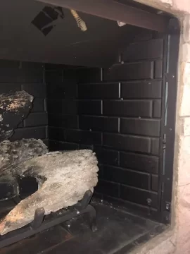 [Hearth.com] Converting all-metal gas log unit, no brick chimney, only stone surround