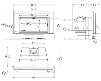 [Hearth.com] Looking for wood burning inserts that will fit my fireplace!