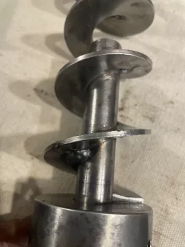 [Hearth.com] Jamestown J2000 auger bearing seized and the 2 welds holding on the auger flight broke!!