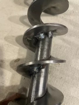 [Hearth.com] Jamestown J2000 auger bearing seized and the 2 welds holding on the auger flight broke!!