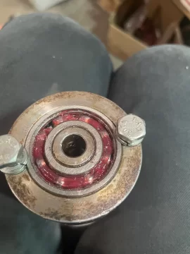 [Hearth.com] Jamestown J2000 auger bearing seized and the 2 welds holding on the auger flight broke!!