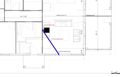 [Hearth.com] Soffit Cold Air Intake (Above Wood Stove Firebox?)