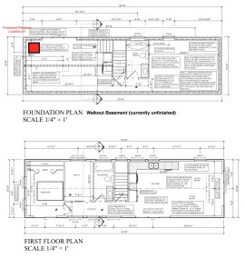 [Hearth.com] Wood stove location in basement or first floor of a tiny-fish house?